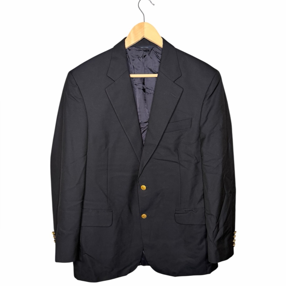 Loro Piana for Brooks Brothers Vintage 80s Italian Wool Sports Coat Blazer - Picture 2 of 13